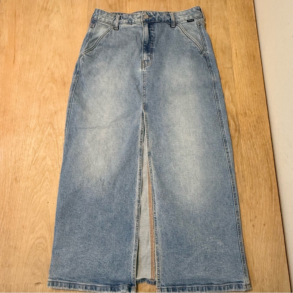 Cello Light Blue Denim Skirt